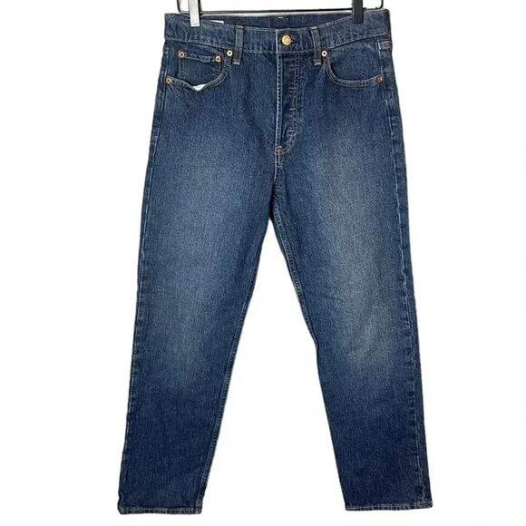 GAP Women’s Sz 29 / 8 Cheeky Straight High Rise Jeans Button Fly - Picture 1 of 6